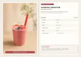 Áfonyás Smoothie