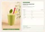 Spenótos Smoothie
