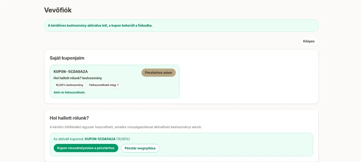 Szerezz 10% kedvezményt az első rendelésből